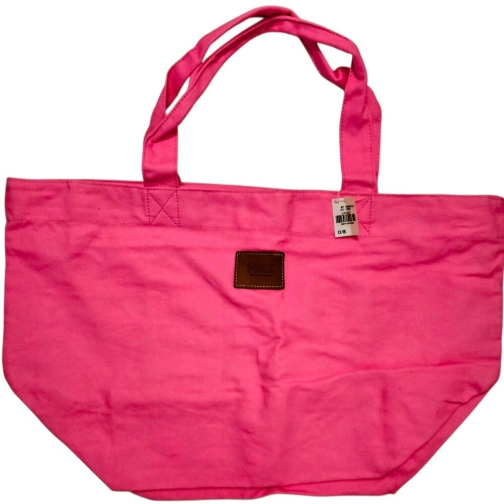 Victoria's SECRET PINK Y2K vintage canvas tote bag gym book bag handbag NWT